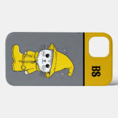 Grappige kat in regenlaarzen - Humor Case-Mate iPhone Case (Achterkant (horizontaal))