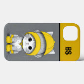 Grappige kat in regenlaarzen - Humor Case-Mate iPhone Case (Achterkant (horizontaal))