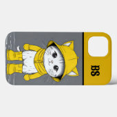 Grappige kat in regenlaarzen - Humor Case-Mate iPhone Case (Achterkant (horizontaal))