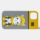 Grappige kat in regenlaarzen - Humor Case-Mate iPhone Case (Achterkant (horizontaal))