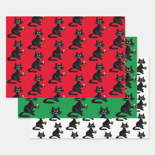 Grappige kat inpakpapier kit vel (Set)