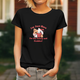 Grappige Kat Katnip & Knuffels T-shirt