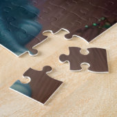 GRAPPIGE KAT KERST JIGSAW PUZZEL (Zijkant)