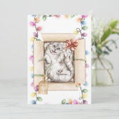 Grappige Kat Kerst Kaarten 2 (Staand voorkant)