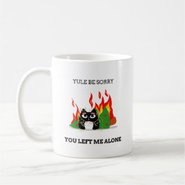 Grappige Kat-Kerstmis-Kat-Bent Je Berouwvol Koffiemok