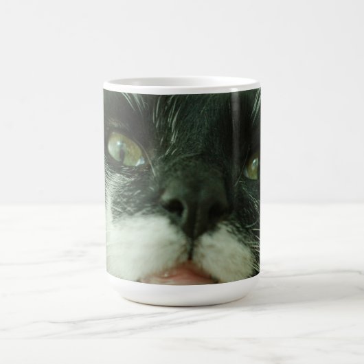 Grappige Kat Kitty Huisdier Foto Koffiemok (Center)