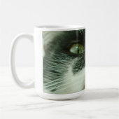 Grappige Kat Kitty Huisdier Foto Koffiemok (Links)