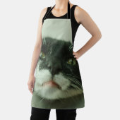 Grappige Kat Kitty Huisdier Foto Schort (Insitu)
