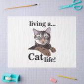 Grappige Kat Kitty Tissuepapier (Craft)