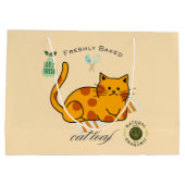 Grappige Kat Koek Groot Cadeauzakje (Achterkant)