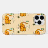 Grappige Kat Koek iPhone Hoesje (Achterkant horizontaal)