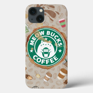 Grappige kat koffie citaat telefoonhoes Case-Mate iPhone case
