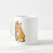 Grappige Kat Koffiemok (Voorkant links)