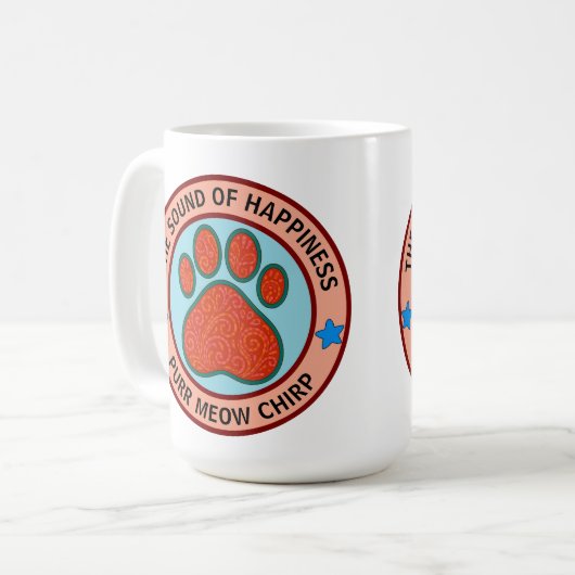 grappige kat koffiemok (Voorkant links)