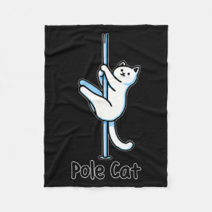 Grappige Kat Le Dansen Of Is Het Een Lecat Woordsp Fleece Deken