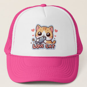 Grappige Kat Liefde Kat Trucker Pet