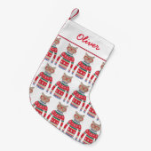 Grappige kat liefhebber kat draagt lelijke kerst t kleine kerstsok (Voorkant (Hangend))