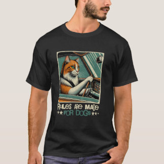 Grappige Kat Liefhebber Regels Zijn Gemaakt voor H T-shirt