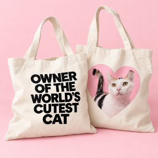 Grappige Kat Liefhebber Tote Kat Moeder Kat Vader Bag