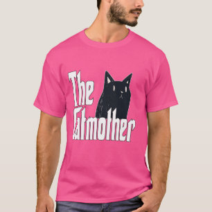 Grappige Kat Mama Catmother Schattige Zwarte Kat M T-shirt