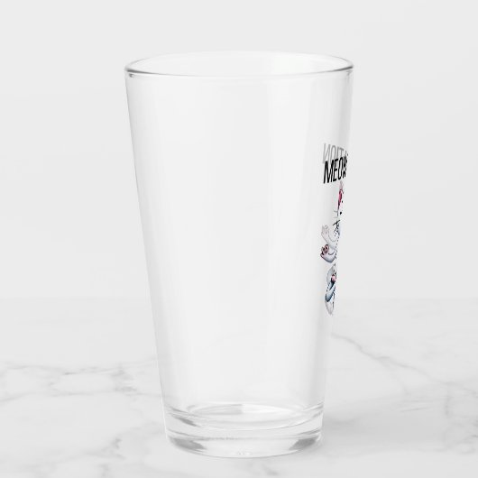 Grappige kat meditatie glas (Rechts)