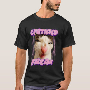 grappige kat meme - Gecertificeerde Freak Grappige T-shirt