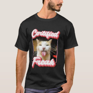 grappige kat meme - Gecertificeerde Freak Grappige T-shirt