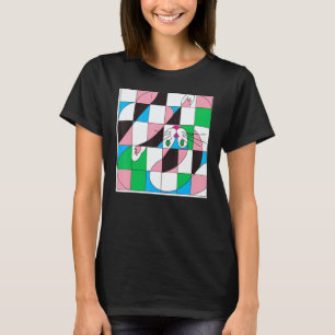 Grappige kat meme miauw poes cute kitten optische t-shirt
