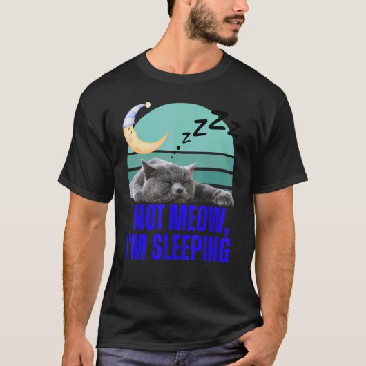 Grappige Kat Meme Retro Kitty Kattenliefhebber Nie T-shirt (Voorkant)