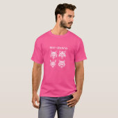 Grappige kat meme, zware gewetenskatten houden van t-shirt (Voorkant volledig)