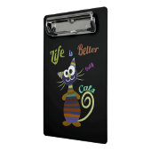 Grappige kat mini klembord (Angled2)