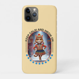 Grappige kat mode show Case-Mate iPhone case
