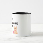 Grappige kat moeder esthetisch ontwerp mok (Midden)
