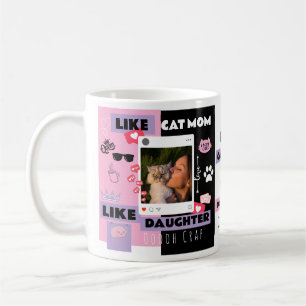 Grappige Kat MOEDER KAT VADER KAT KADO KOPJE VOOR Koffiemok