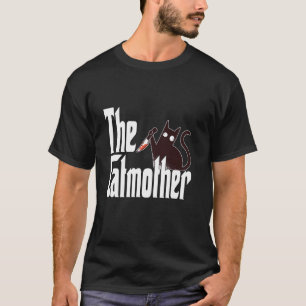 Grappige Kat Moeder Katmoeder Kraai Zwarte Kat Moe T-shirt