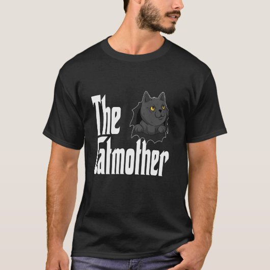 Grappige Kat Moeder Katmoeder Moedercatje Kattenmo T-shirt (Voorkant)