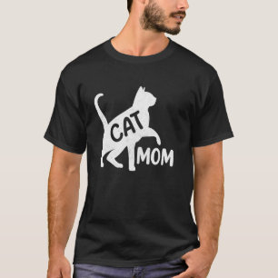 Grappige Kat Moeder Mama Kat Liefhebber Meisjes Vr T-shirt