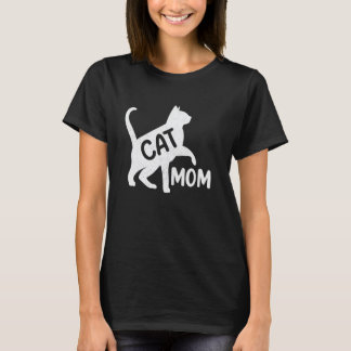 Grappige Kat Moeder Mama Kat Liefhebber Meisjes Vr T-shirt