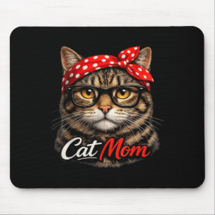Grappige kat moeder schattige kat liefhebbers Moed Muismat