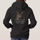Grappige kat moeder val hoodie (Achterkant)
