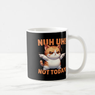Grappige kat ontkenning nuh niet vandaag weigeren koffiemok