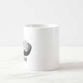 grappige kat ontspant  koffiemok (Center)