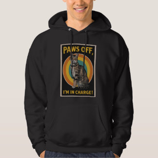 Grappige kat ontwerp pootjes af Ik ben Charge Beng Hoodie