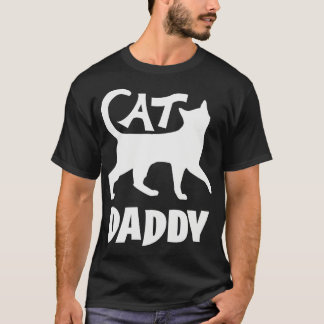 Grappige kat papa t-shirt