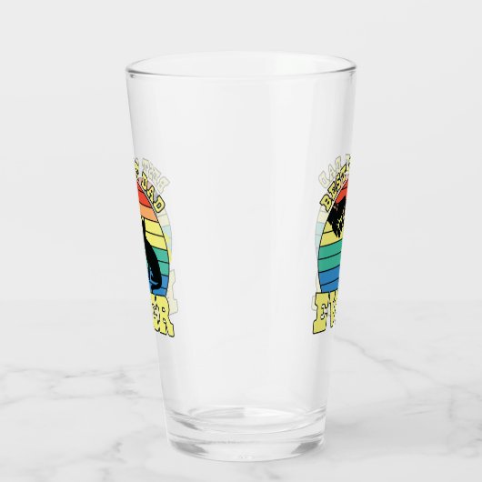 Grappige kat papa vader aangepaste naam cadeau zwa glas (Rechts)