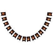 GRAPPIGE KAT POMPOEN GELUKKIG HALLOWEEN VLAGGETJES (Alle)