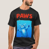 Grappige Kat “POOTJES” Parodie Design – Moppige Ki T-shirt (Voorkant)