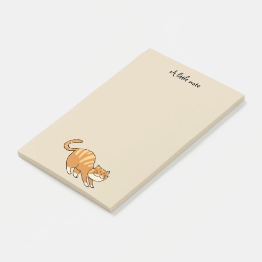 grappige kat post-it® notes (Schuin)