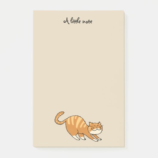 grappige kat post-it® notes (Voorkant)