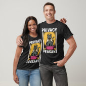 Grappige Kat Privacy Boerenkat Kat Bak Kat T-shirt (Unisex)
